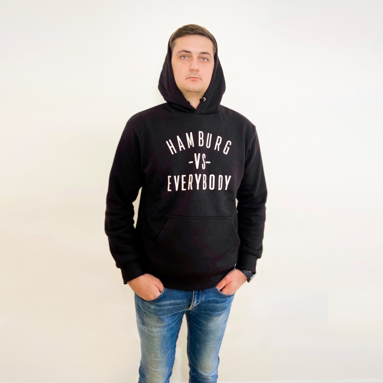 HAMBURG-VS-EVERYBODY- HOODIE – Black